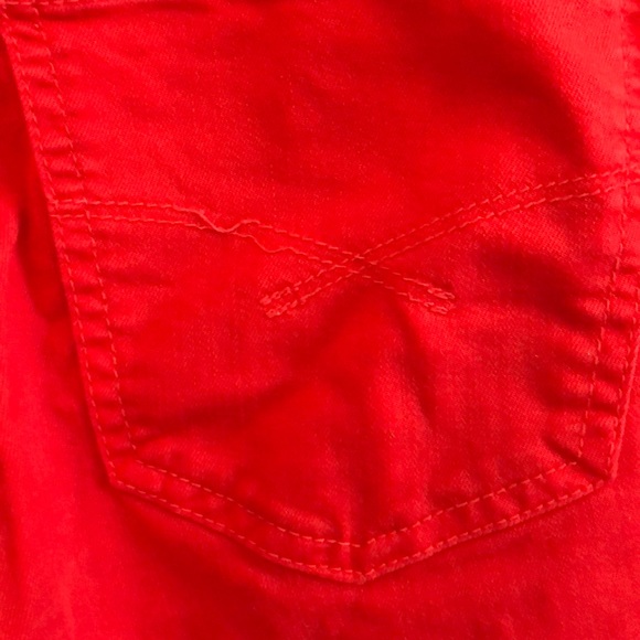 Gap legging Jean red 27/4; zippered ankles - Picture 3 of 3